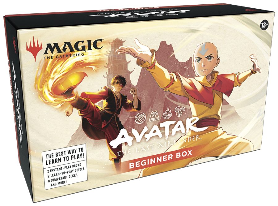 avatar the last airbender beginner box cartas magic caja inicio