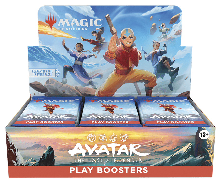 avatar the last airbender play booster display cartas magic