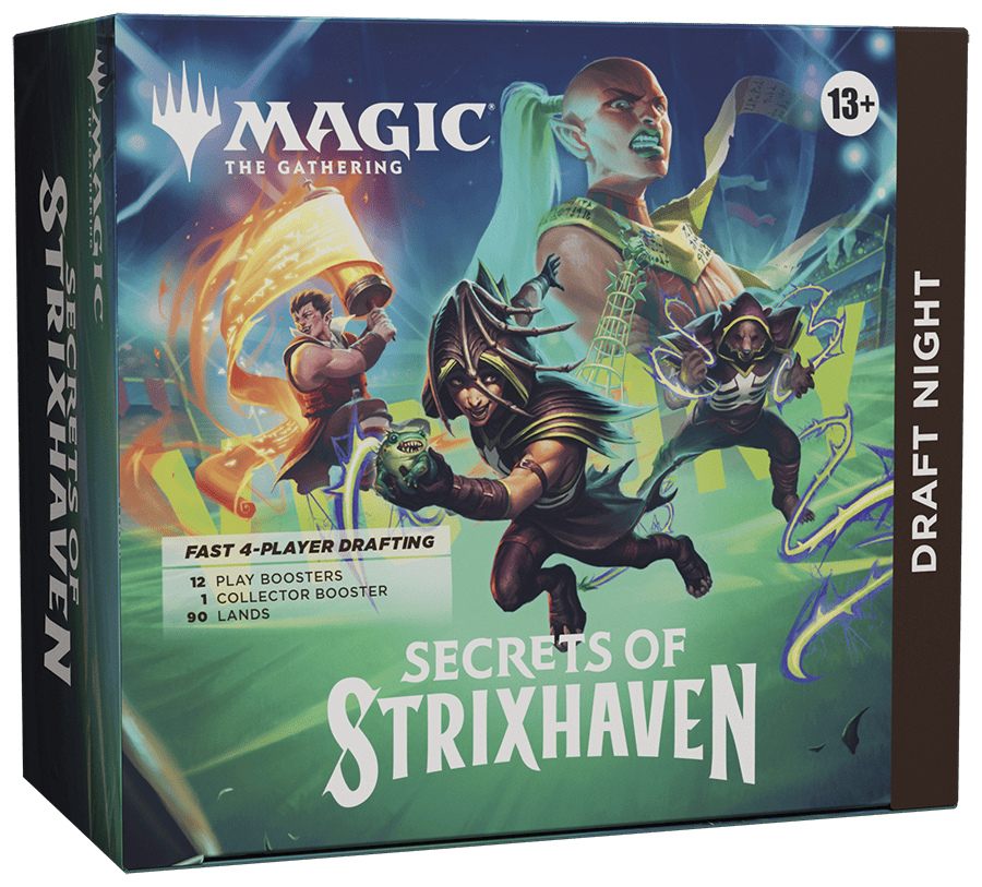 secrets of strixhaven cartas magic draft night