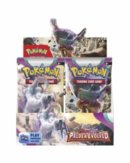 caja cartas pokemon scarlet violet evolved