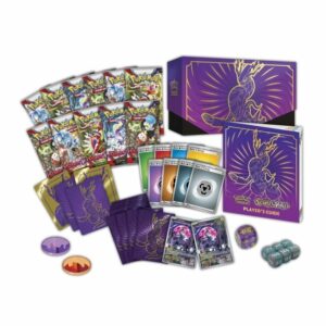 caja violeta escarlata miraidon elite box pokemon
