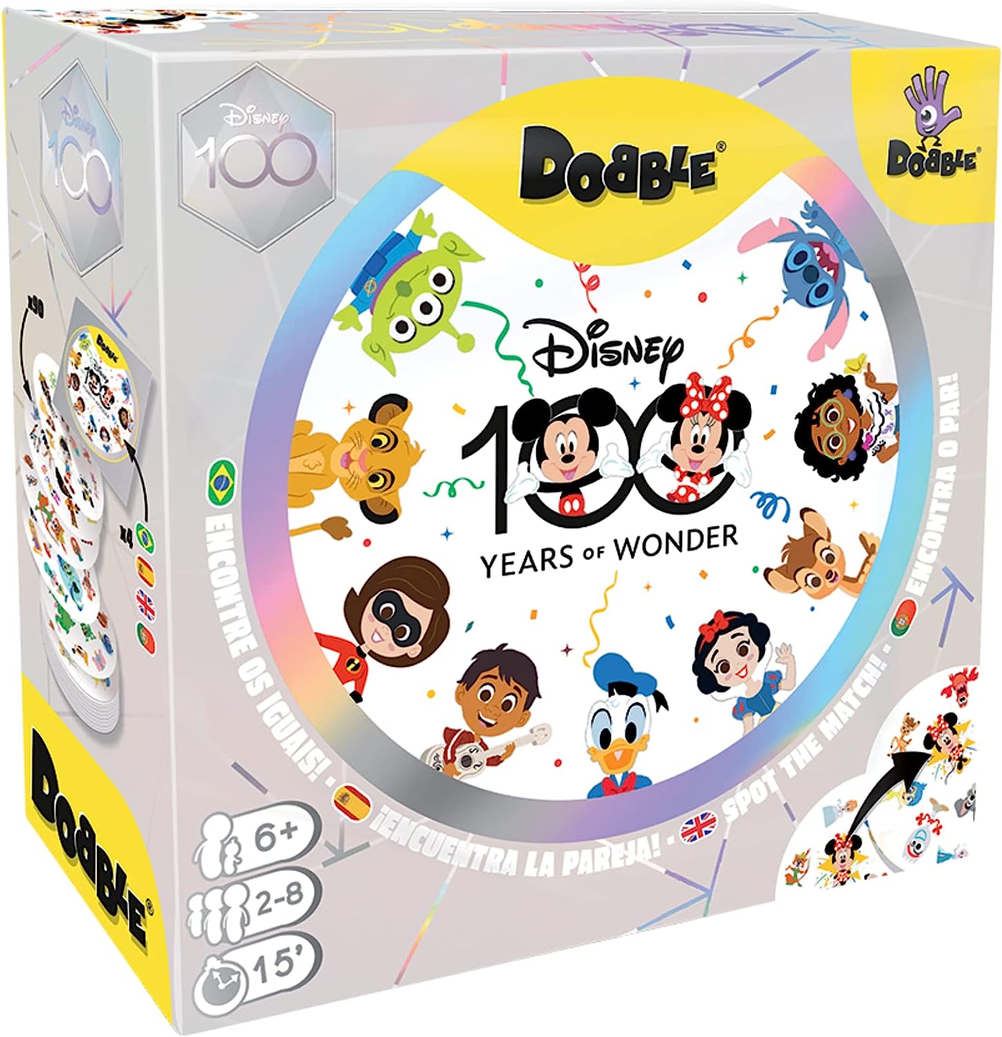 Disney dobble 100 juego