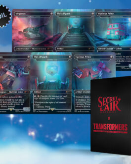 Secret Lair – Transformers: Optimus Prime vs. Megatron Foil Edition