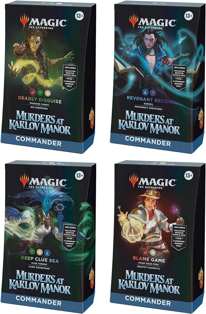 commander deck murders at karlov manor magic cards cartas magic