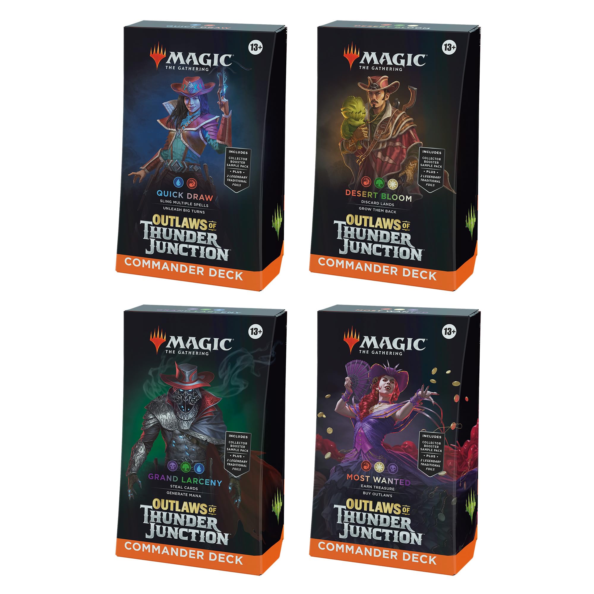 outlaws of thunder junction magic cards cartas magic commander mazo deck