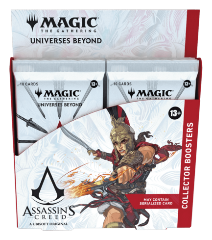 collectors booster box assassins creed magic cards cartas magic