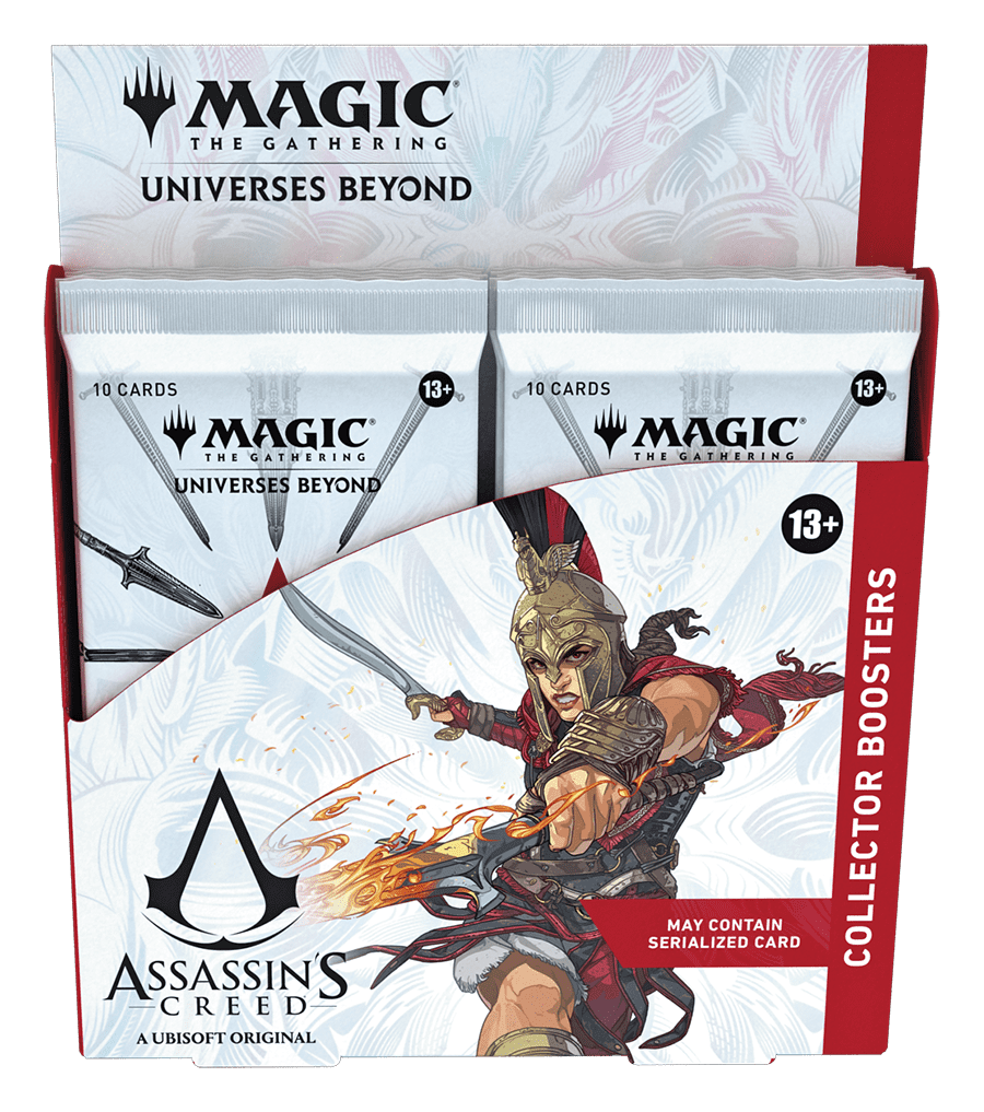 collectors booster box assassins creed magic cards cartas magic