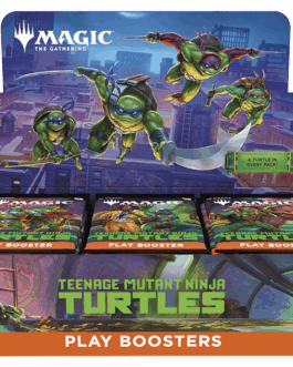 caja sobres tortugas ninja cartas magic