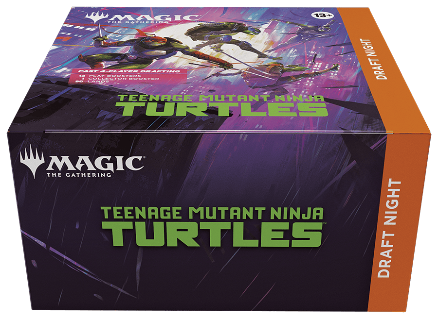 tortugas ninja caja draft night cartas magic
