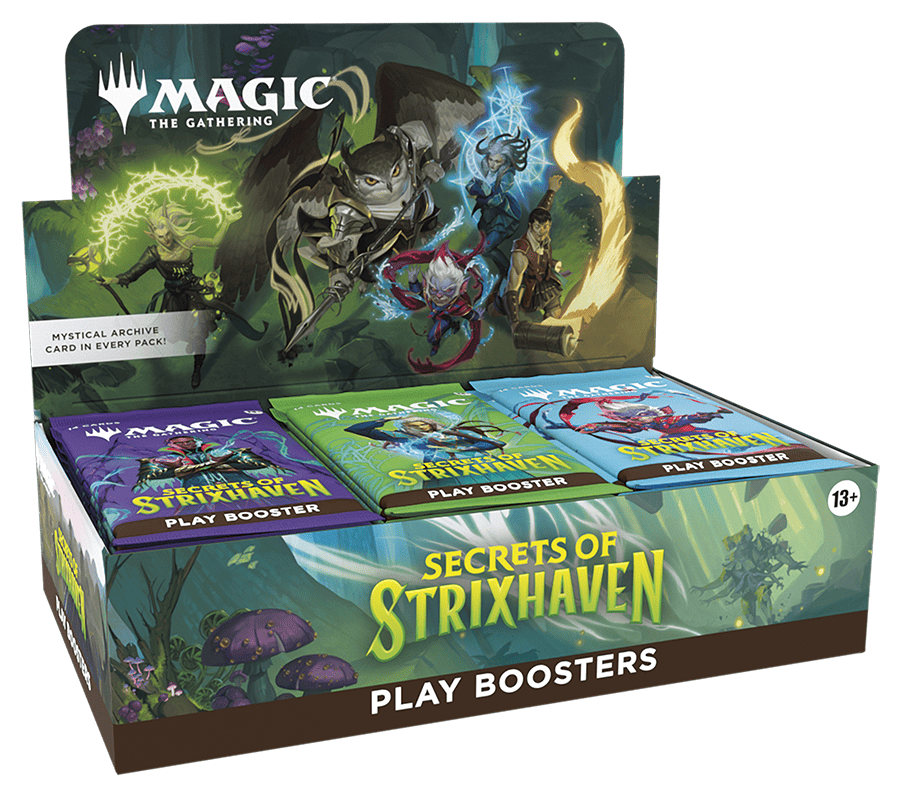 secrets of strixhaven cartas magic playbooster box