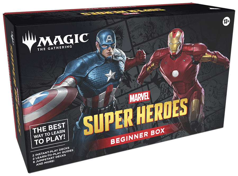 marvel super heroes begginer box cartas magic