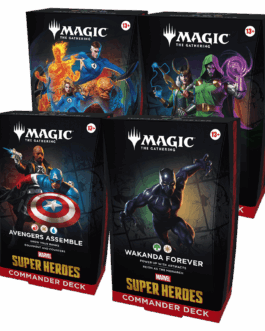 marvel super heroes commander cartas magic