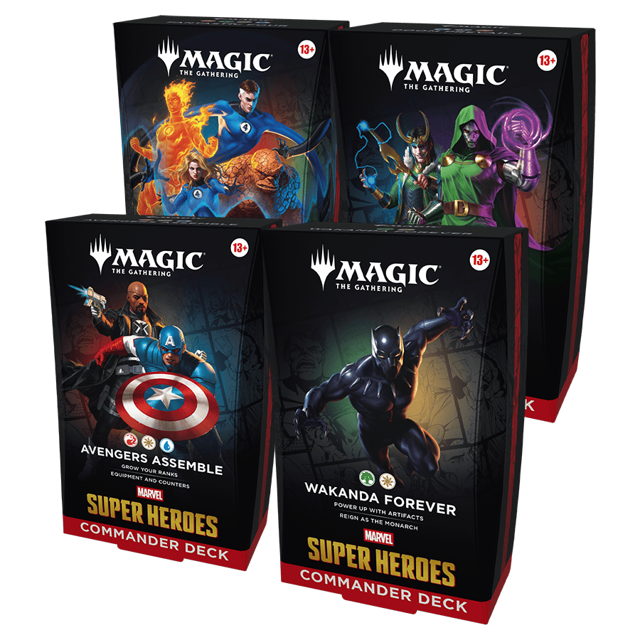 marvel super heroes commander cartas magic