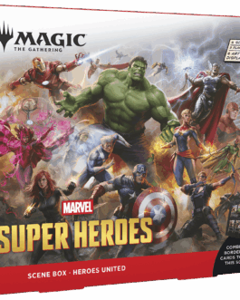 marvel super heroes escena cartas magic
